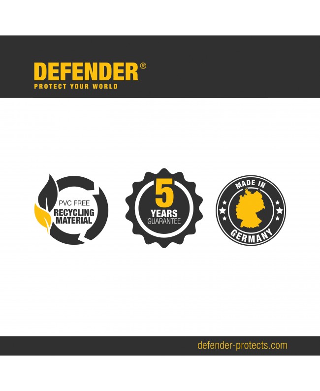 Defender MIDI LID , NERO Pedane passacavi