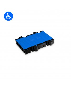 Defender 3 2D BLU MEZZA SEZIONE MEDIA Pedane passacavi