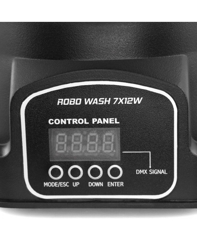 BoomTone DJ ROBO WASH 7X12W Movinglights Wash