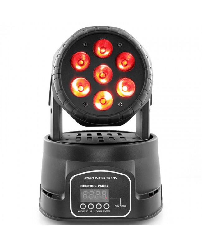 BoomTone DJ ROBO WASH 7X12W Movinglights Wash