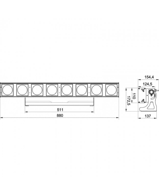 Briteq Powerpixel8-RGB LED BAR