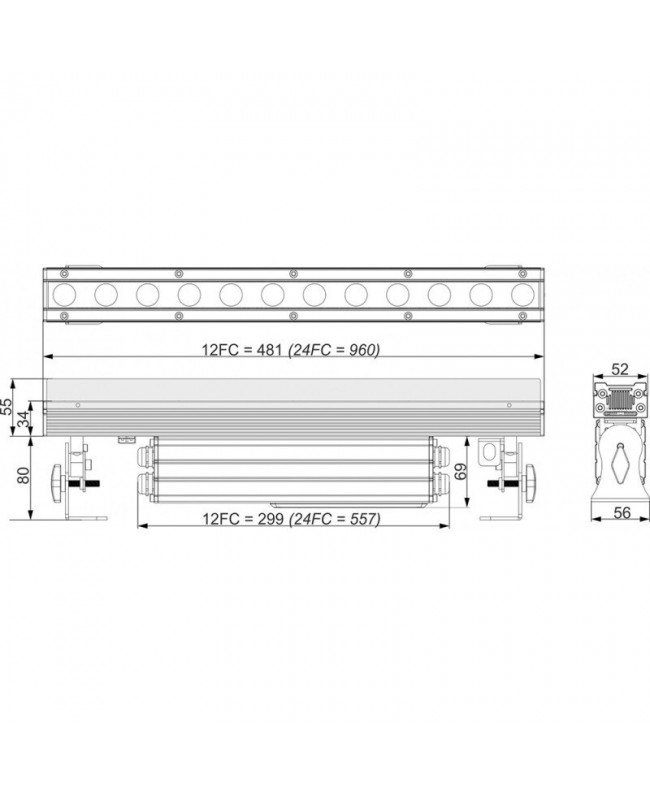 Briteq LDP-COLORBAR 12FC LED BAR