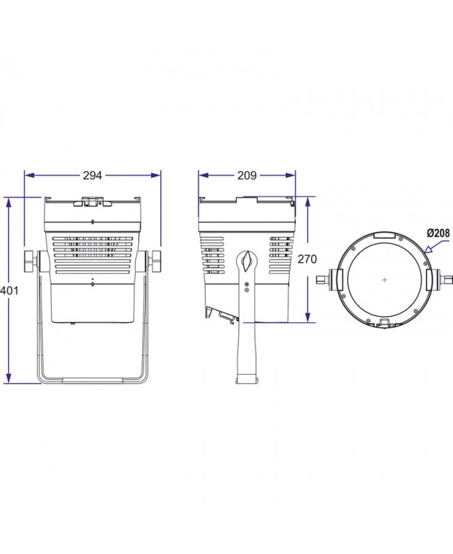 Briteq BTI-EXPOBEAM WW PAR LED