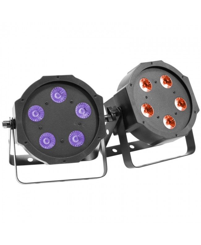 BoomTone DJ FLAT PAR 5X5W 4IN1 SET PAR LED