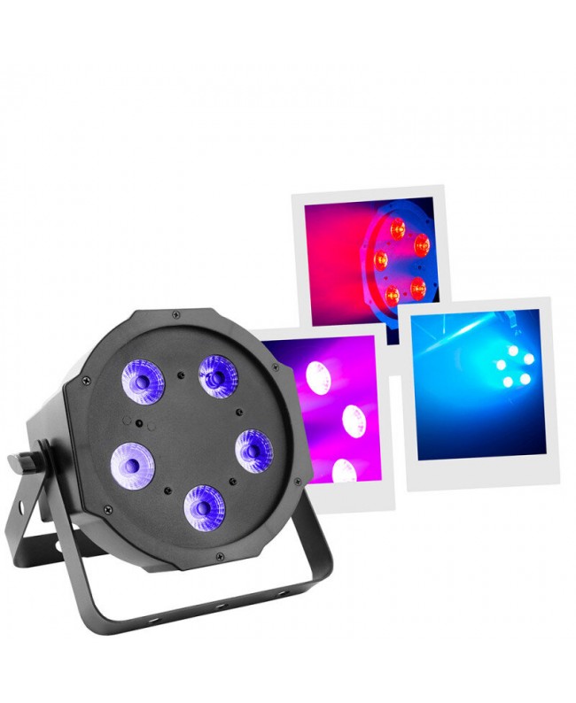 BoomTone DJ FLAT PAR 5X5W 4IN1 PAR LED