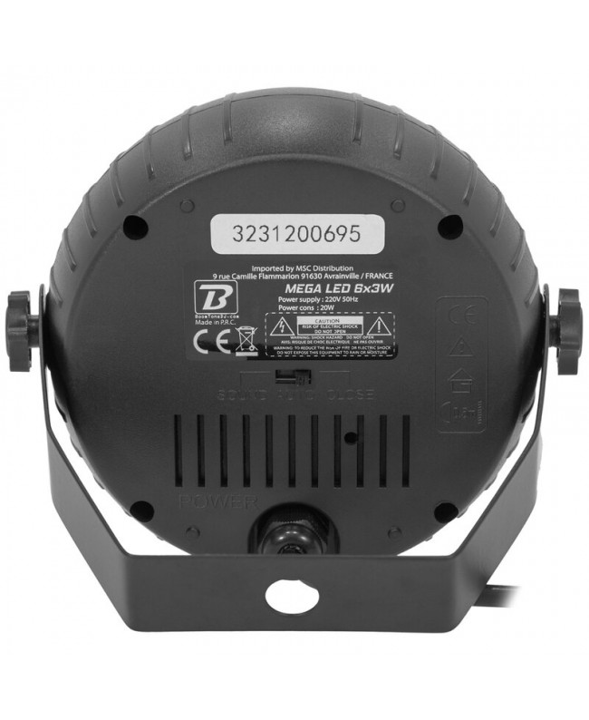 BoomTone DJ Mega LED 6X3W PAR LED