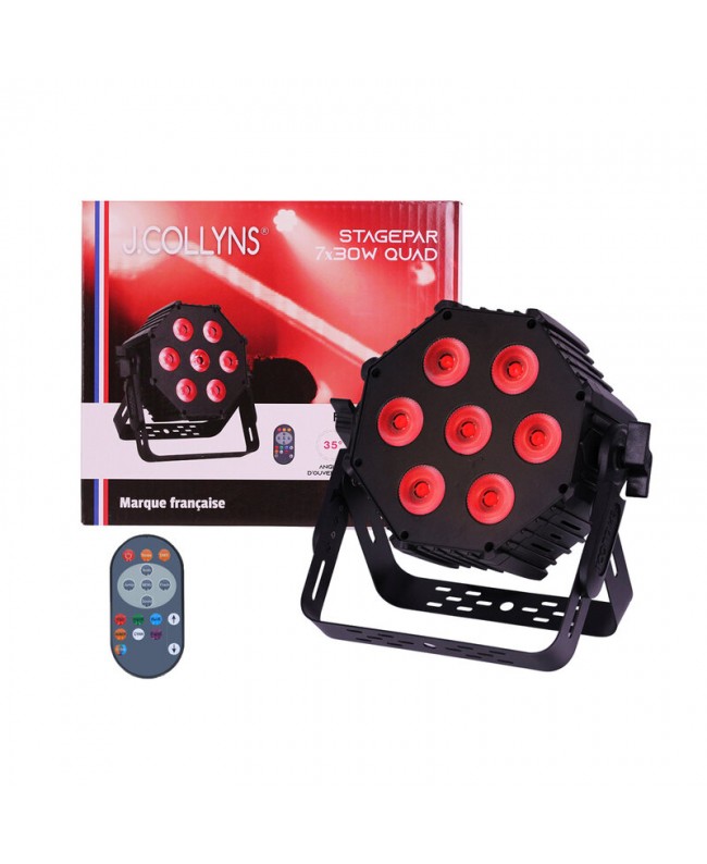 J.Collyns STAGEPAR 7x30W QUAD PAR LED
