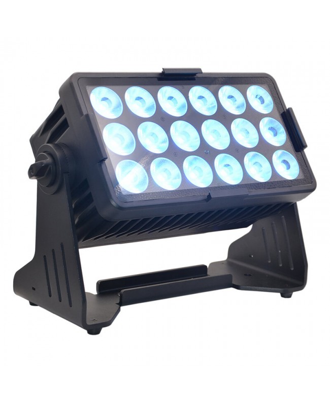 EGO Professional Battery powered IP65 Spotlight 18x10 set 4 +flight Battery Lights
