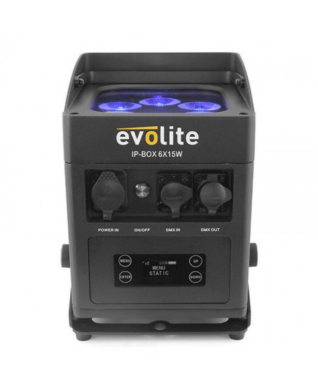 Evolite IP-BOX 6X15W Battery Lights