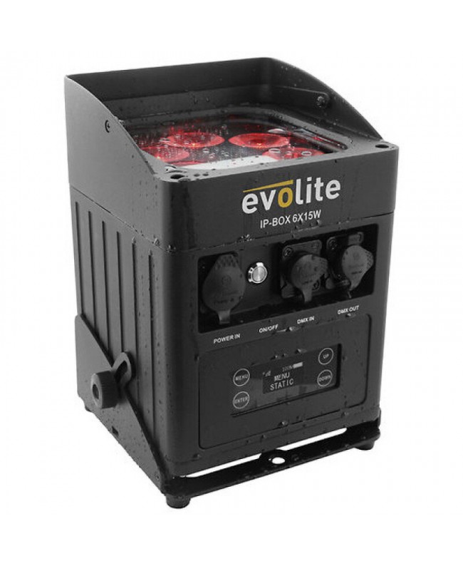 Evolite IP-BOX 6X15W Battery Lights