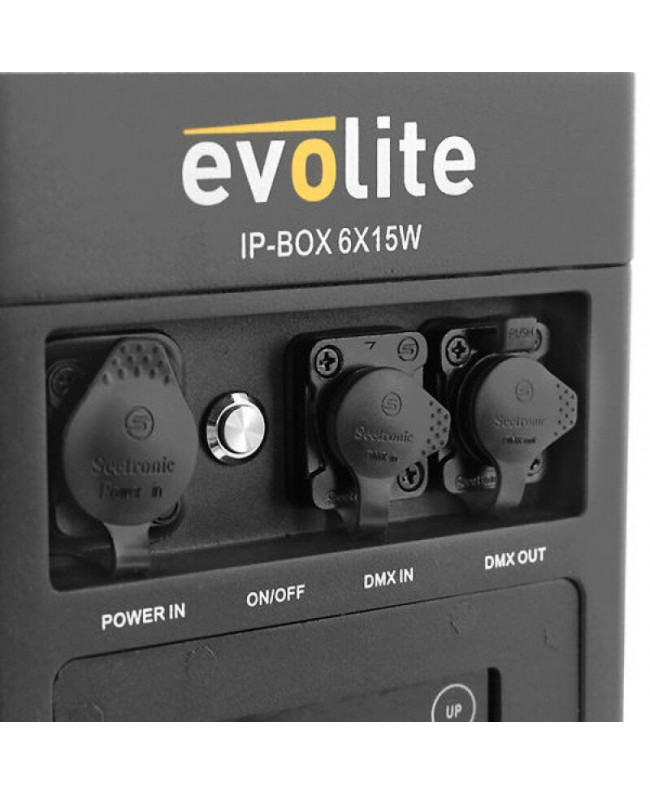 Evolite IP-BOX 6X15W Batteriebetriebene Leuchten