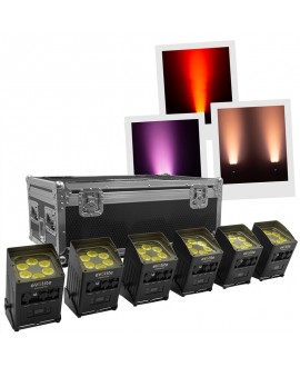Evolite IP-BOX 6X15W PACK Fari LED a batteria