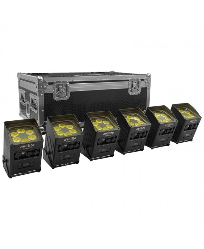 Evolite IP-BOX 6X15W PACK Fari LED a batteria