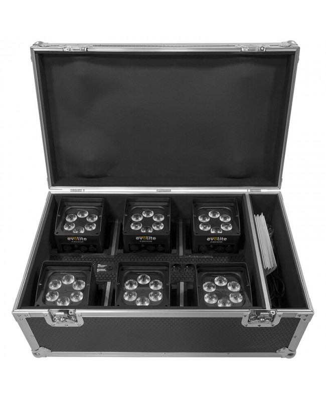 Evolite IP-BOX 6X15W PACK Fari LED a batteria