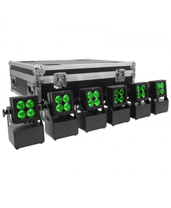 Evolite TROPIKOLOR 4X15W-FC Fari LED a batteria