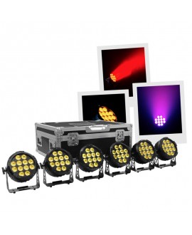 Evolite WI-PAR 12x12W PACK Fari LED a batteria