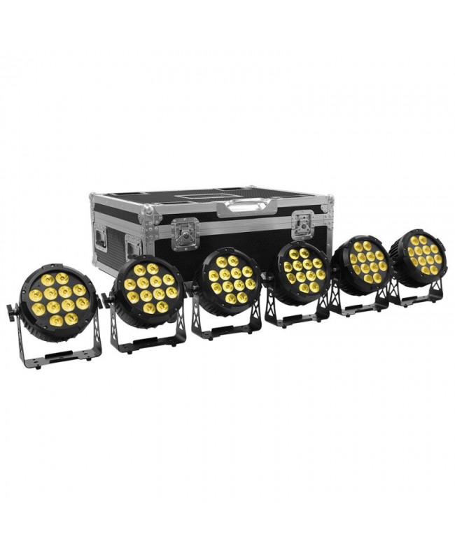 Evolite WI-PAR 12x12W PACK Fari LED a batteria