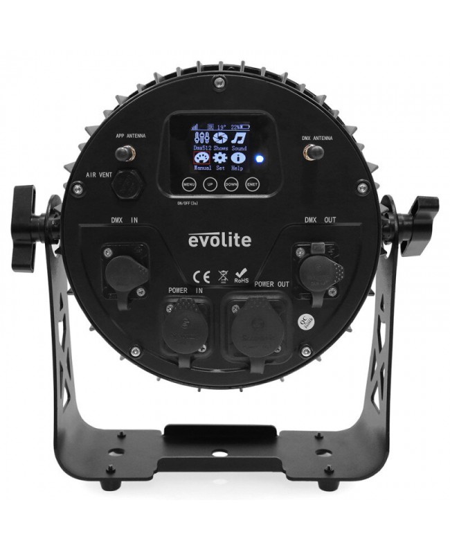 Evolite WI-PAR 12x12W PACK Battery Lights