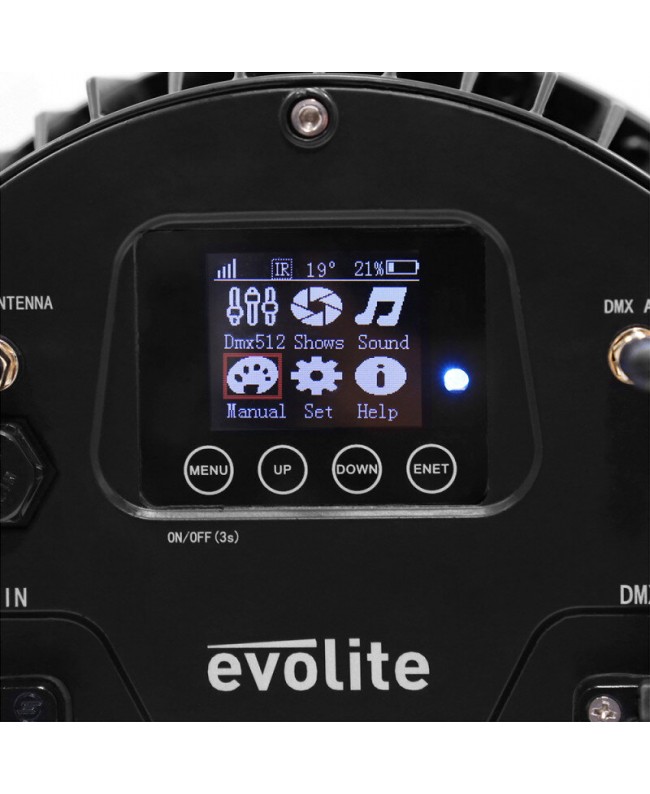 Evolite WI-PAR 12x12W PACK Fari LED a batteria