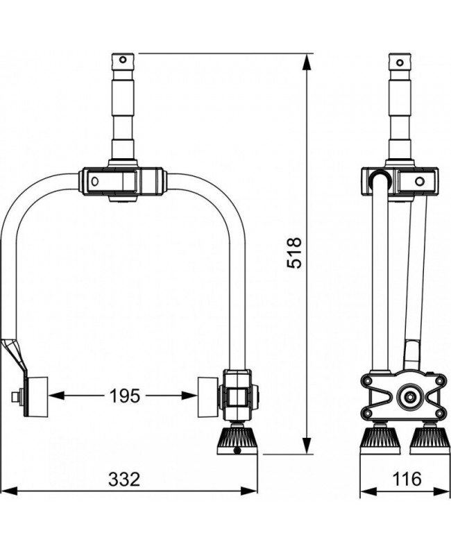 Briteq BT-THEATRE YOKE Fari Fresnel