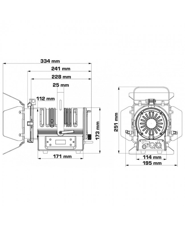 Briteq BT-THEATRE 60FCL Fresnel