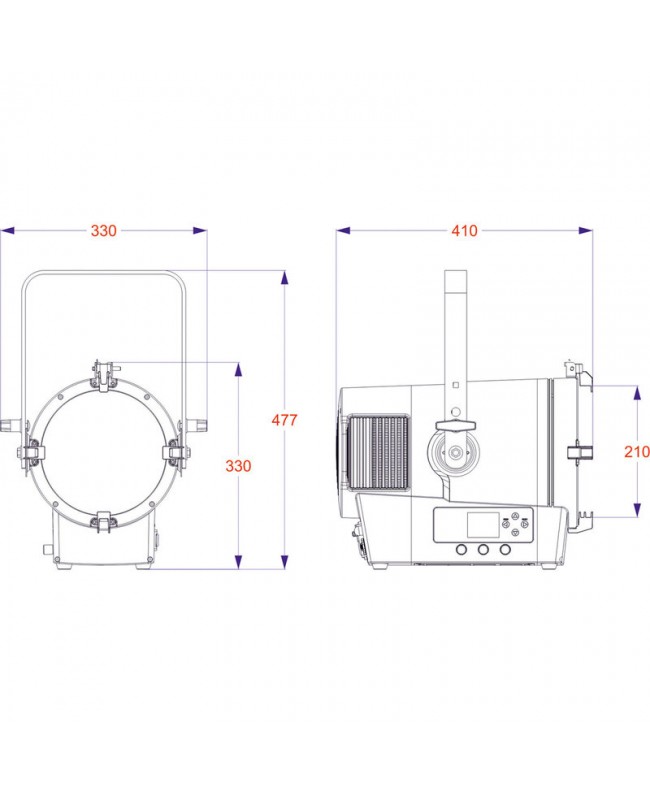 Briteq BTI-THEATRE 6C20 Fresnel