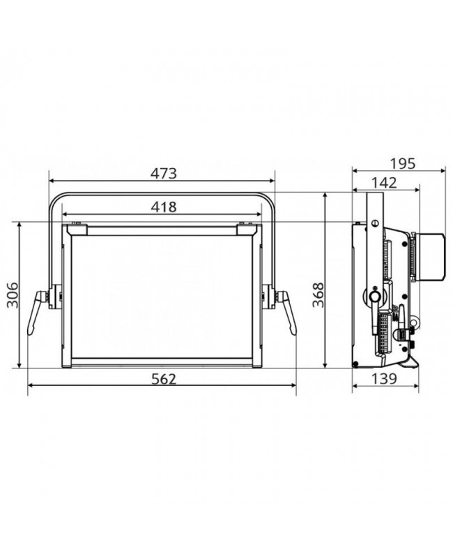 Briteq BT-TVPANEL T W Flood & Softlights