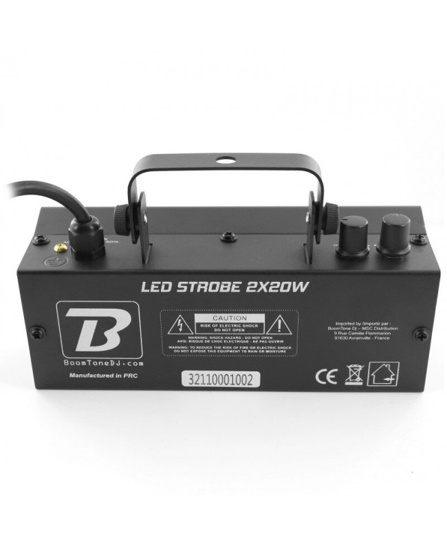 BoomTone DJ LED STROBE 2X20W Stroboskope