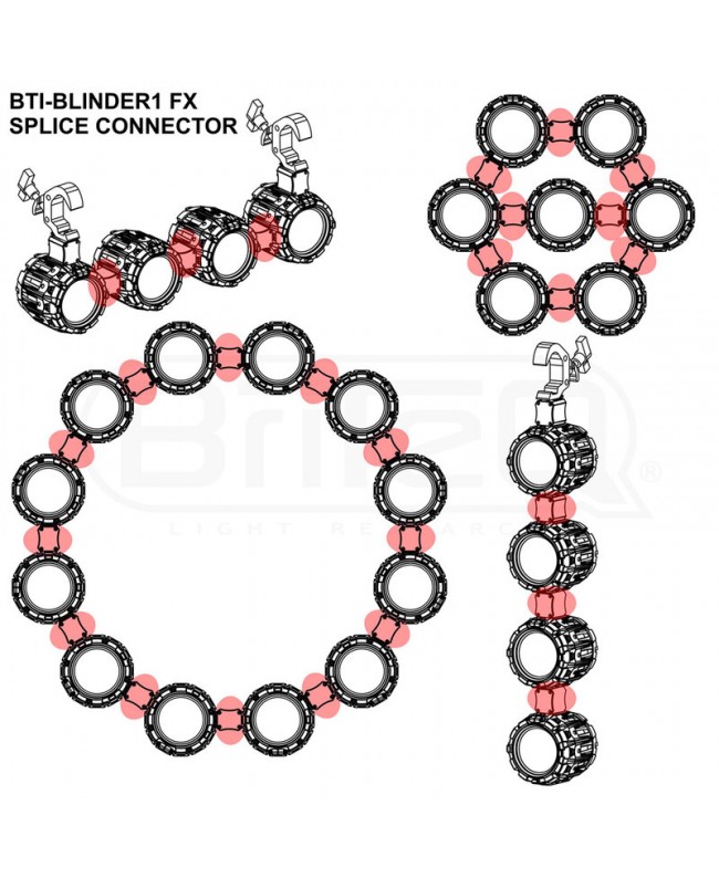 Briteq BTI-BLINDER1 SPLICE CONNECTOR Blinder