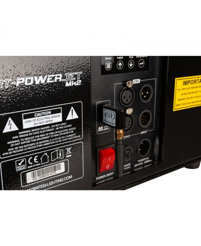 Briteq BT-POWERJET Mk2 Vertical Smoke Machines
