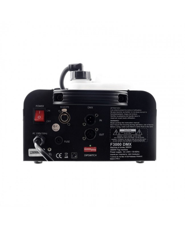 BoomTone DJ F3000 DMX Macchine per nebbia