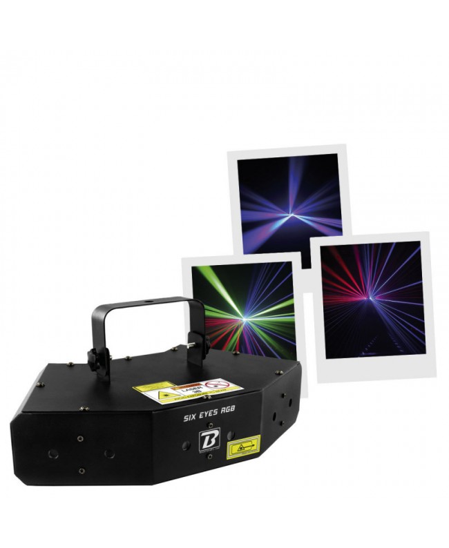 BoomTone DJ Six Eyes RGB Laser