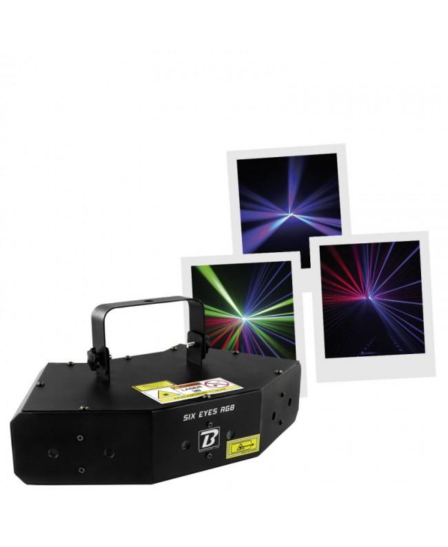 BoomTone DJ Six Eyes RGB Laser
