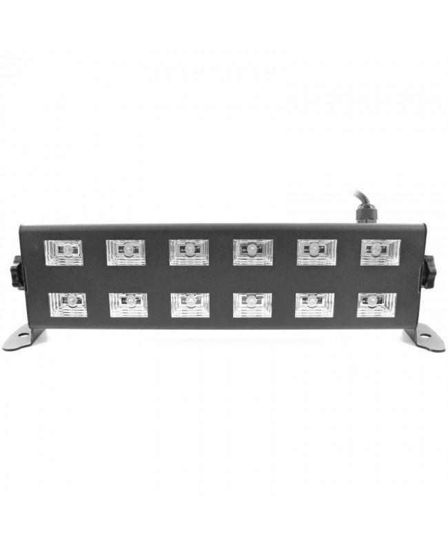 BoomTone DJ UV LED BAR 12X1W Schwarzlicht